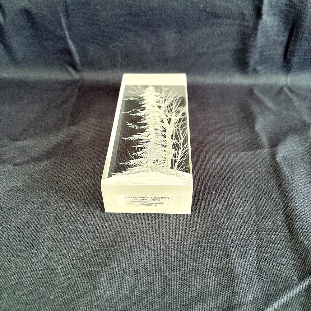 Frank R. Albrecht Reverse Carved Resin Sculpture - Picture 10 of 14